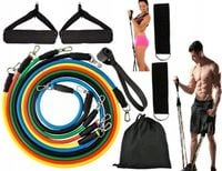 ZESTAW 5 GUM GUMY OPOROWYCH DO TRENINGU ĆWICZEŃ OPOROWE FITNESS CROSSFIT