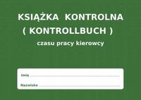 Książka czasu pracy kierowcy KONTROLLBUCH PL - DE - 30 szt.