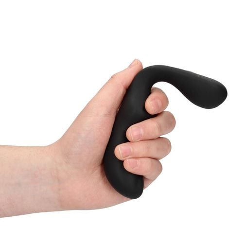 pointed vibrating prostate massager with remote control   black na Arena.pl