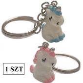 Breloczek Słodki Cukierkowy Jednorożec Unicorn Kolor Mix Drobna Przywieszka