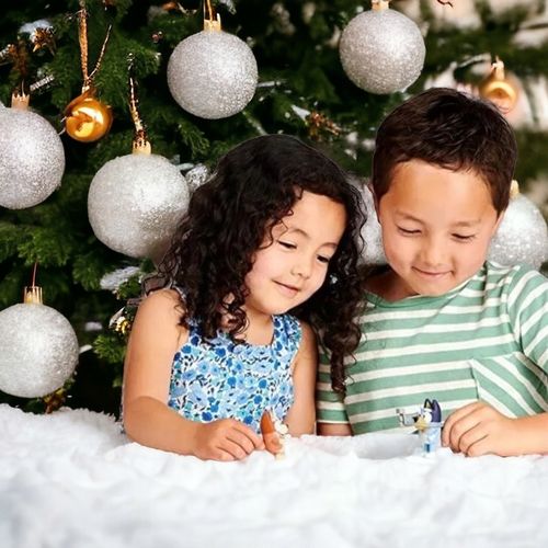 Zestaw Figurek z Bajki BLUEY & FAMILY RODZINA BINGO RADOSNA ZABAWA 4 SZT na Arena.pl