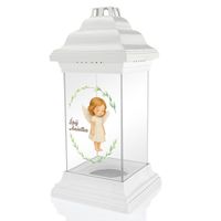 LAMPION ZNICZ z Nadrukiem na GRÓB Dziewczynki