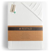 Prześcieradło Bawełna z Gumką Jantar białe 160x200 DecoKing