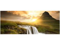 100X40CM ISLANDZKI KRAJOBRAZ OBRAZ DREWNO