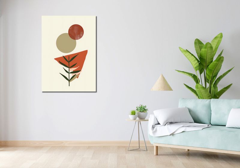 Obraz 70x100cm Organiczne Włókna zdjęcie 2