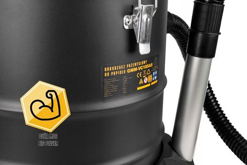 ODKURZACZ PRZEMYSŁOWY BEZWORKOWY separator do popiołu pieca kominka na Arena.pl