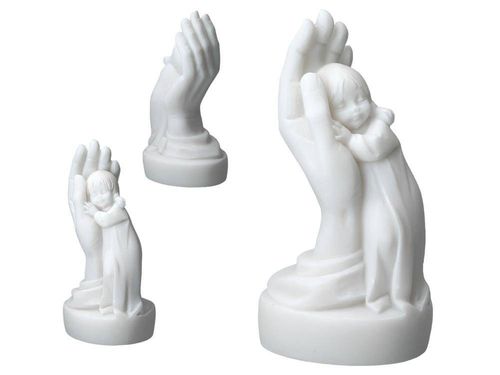 Dziewczynka na dłoni -alabaster grecki na Arena.pl