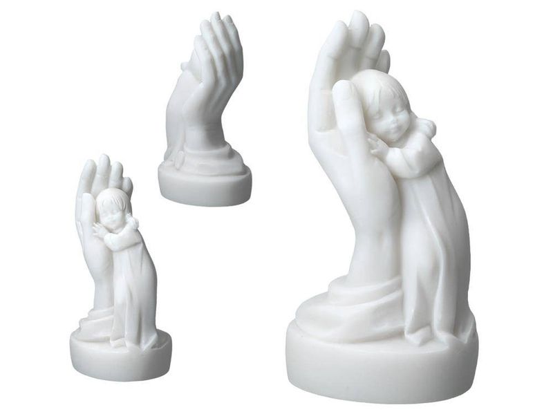 Dziewczynka na dłoni -alabaster grecki zdjęcie 5