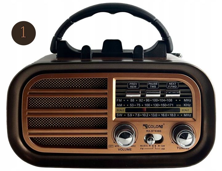 PRZENOŚNE RADIO KUCHENNE BUDOWALNE MICRO SD USB BLUETOOTH PANEL zdjęcie 7