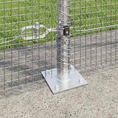 Ogrodzenie z słupkami Srebrny 1.4 x 25 m Stal na Arena.pl