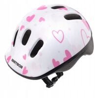 KASK ROWEROWY REGULOWANY DZIECIĘCY DLA DZIECI METEOR MV6-2 S 48-52 HEARTS
