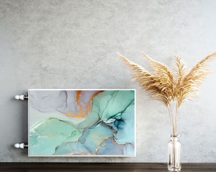 Mata MAGNETYCZNA Grzejnika Marmur Pastele Abstrakcja 100cm x 60cm zdjęcie 5