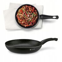 PATELNIA INDUKCJA GAZ Marmurkowa non-stick SOLIDNA Tadar Sten Marble 28 cm