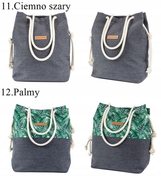 TOREBKA DAMSKA WOREK SHOPPER TORBA KWIATY BAGGAGE zdjęcie 9