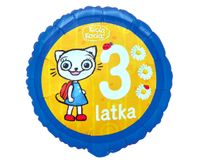 BALON FOLIOWY KICIA KOCIA 3 LATKA 18" GODAN