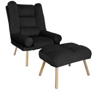 FOTEL TOKIO ROZKŁADANY Z PODNÓŻKIEM N. DĄB MG19