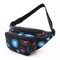 NERKA saszetka biodrówka torebka damska polska koła N068 czarna