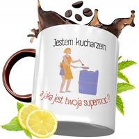 Kubek Bordowy Dla Kucharza Na Urodziny Prezent Z Nadrukiem Ze Zdjęciem