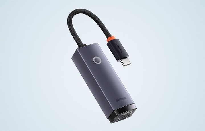 BASEUS ADAPTER PRZEJŚCIÓWKA SIECIOWA INTERNETOWA USB-C DO RJ45 1000Mbps zdjęcie 4