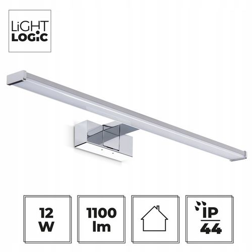 Lampa łazienkowa LL WALL LAMP03 12W C LED kinkiet nad lustro chrom na Arena.pl
