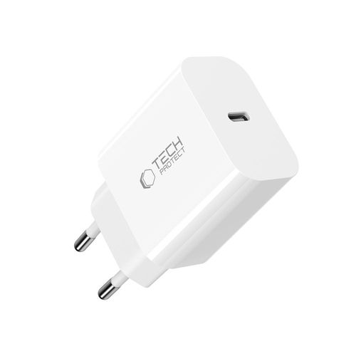 tech-protect nc20w 1-port network charger pd20w + lightning cable white na Arena.pl