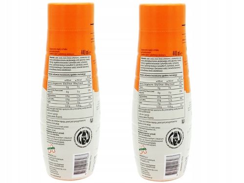 6x SYROP KONCENTRAT MIRINDA DO SATURATORA SODASTREAM 9L NAPOJU z 440ml na Arena.pl