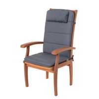 Poduszka ANTONIA na krzesło, leżak ogrodowy plażowy, poducha 121x50x6