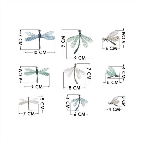 Naklejki Zestaw Ważki DK401 zdjęcie 5