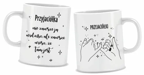 Kubek Przyjaciółki na prezent 330 ml + kartonik na Arena.pl