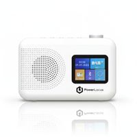Radio bezprzewodowe przenośne PowerLocus DAB+ FM/AM, Alarm Clock Bluetooth