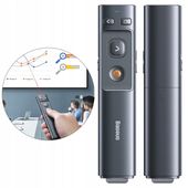 BASEUS WIELOFUNKCYJNY WSKAŹNIK LASER DO PREZENTACJI PILOT DO LAPTOPA USB-C