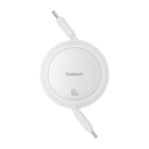 Kabel USB Baseus Free2Pull Mini USB-C do USB-C, 60W, 1, (biały) na Arena.pl