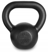 Kettlebell 12kg kettle żeliwny odważnik hantel kula do ćwiczeń CROSSFIT