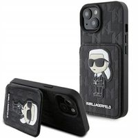 2 x Etui Karl Lagerfeld KLHCP15SSAKKNSCK iPhone 15 6.1" czarny/black