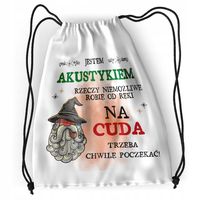 Plecak Dla Akustyka Sportowy Szkolny Worek Torba Z Nadrukiem Ze Zdjęciem