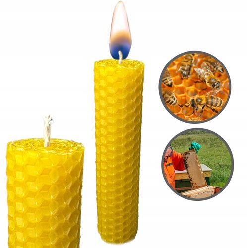 świeca z wosku pszczelego - 1 szt. na Arena.pl
