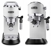 Ciśnieniowy Ekspres kolbowy do kawy ze spieniaczem Slim DeLonghi EC685.W (N