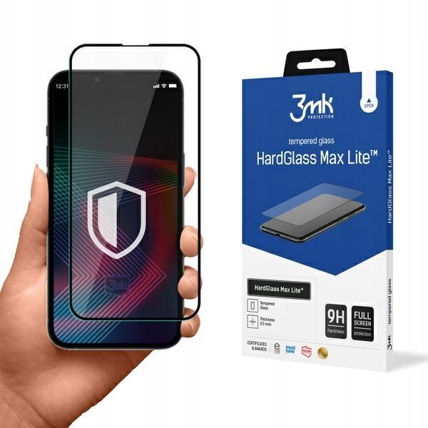 3MK HG MAX LITE IPHONE 14 PRO MAX CZARNY/BLACK #7 zdjęcie 1