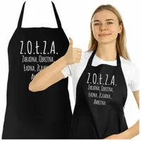 FARTUCH na Dzień Kobiet DLA DZIEWCZYNY ŻONY KUCHENNY Z.O.Ł.Z.A.