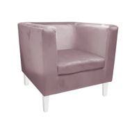 Fotel Monaco nogi białe MG55