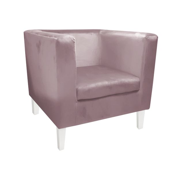 Fotel Monaco nogi białe MG55 zdjęcie 1