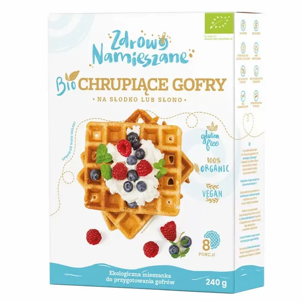 Chrupiące Gofry Zdrowo Namieszane Bio, 240g zdjęcie 1
