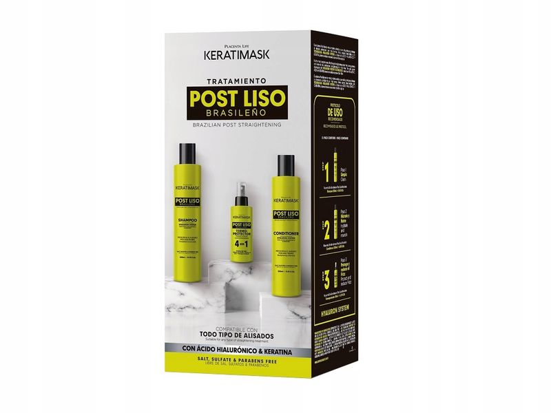PLACENTA LIFE Zestaw do pielęgnacji włosów po zabiegach wygładzania włosów zdjęcie 1