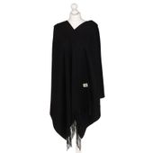 elegancki szalik w czarnym kolorze - peterson