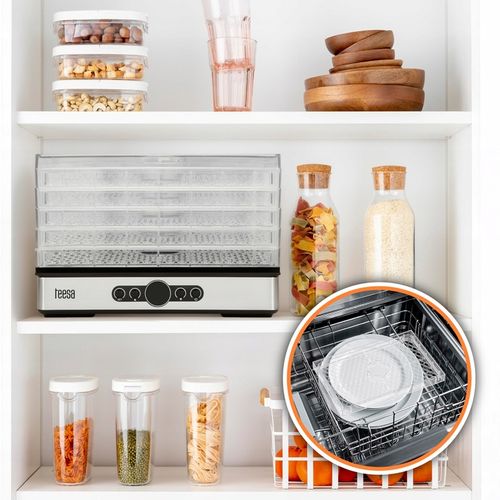 Suszarka do grzybów warzyw owoców 400W 5 sit wyświetlacz termoobieg na Arena.pl