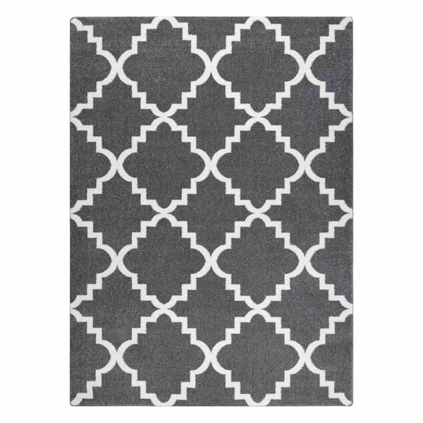 RUG/LU/ESMESA/MAROKO/GREY+WHITE/140x190 zdjęcie 1