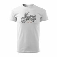Koszulka z motocyklem na motor Honda 550 Four legend męska biała REGULAR M