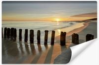 Fototapeta Do Salonu Wschód Słońca Plaża Morze Efekt 3D 270cm x 180cm