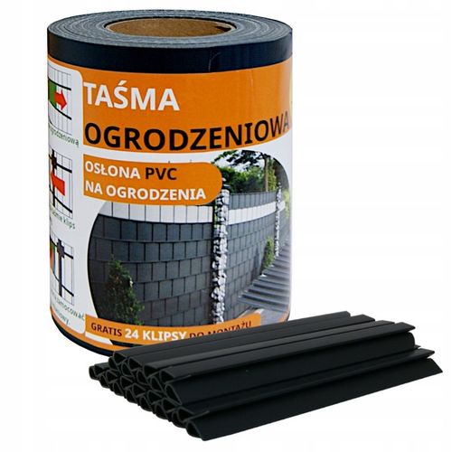 TAŚMA OGRODZENIOWA OSŁONA NA OGRODZENIE PŁOT +UV 24KLIPSY 19cmx35m na Arena.pl