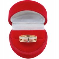 Złoty PIERŚCIONEK ze stali PL 22 USA 10 316l P611